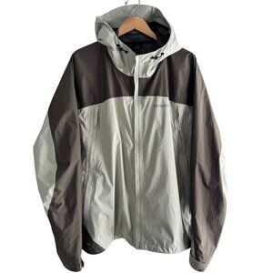 Columbia Titanium Mens Hooded Jacket Brown & Tan Size XXL Waterproof Breathable